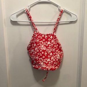 Aerie Women’s Small High Neck Bikini Too